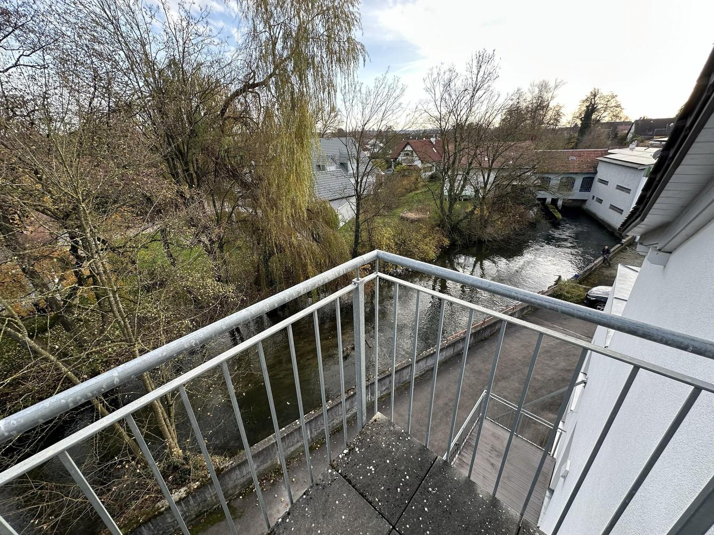Ausblick vom Balkon