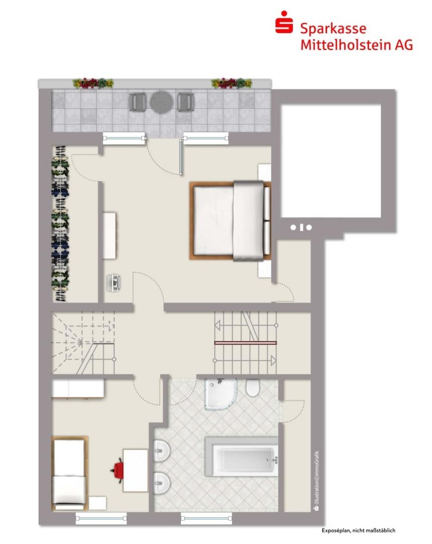 Grundriss Dachgeschoss