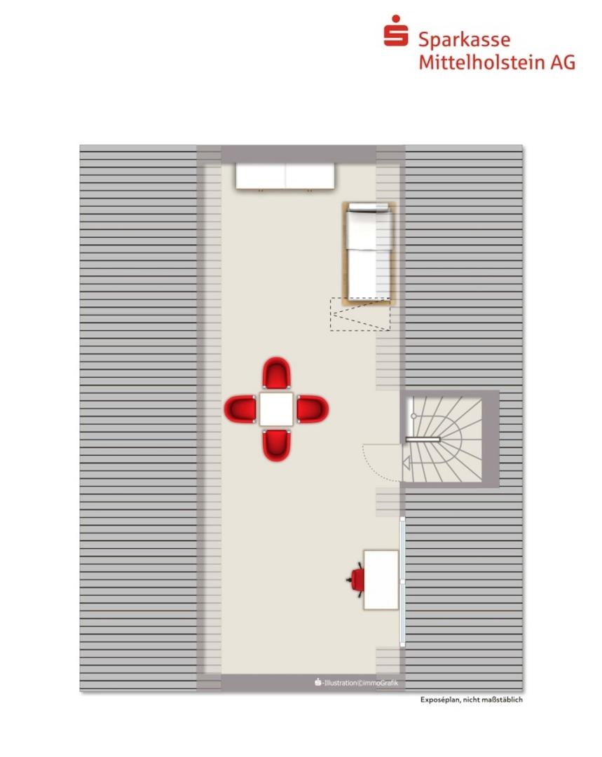 Grundriss Spitzboden