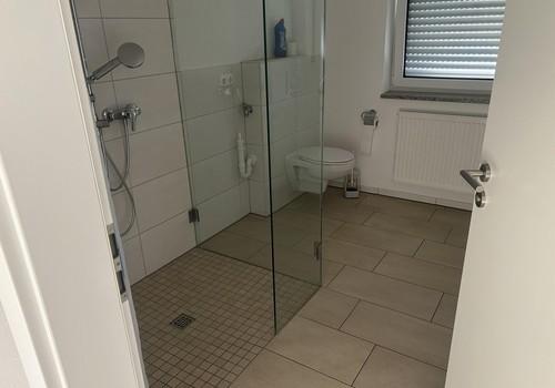 Bad  begehbare dusche