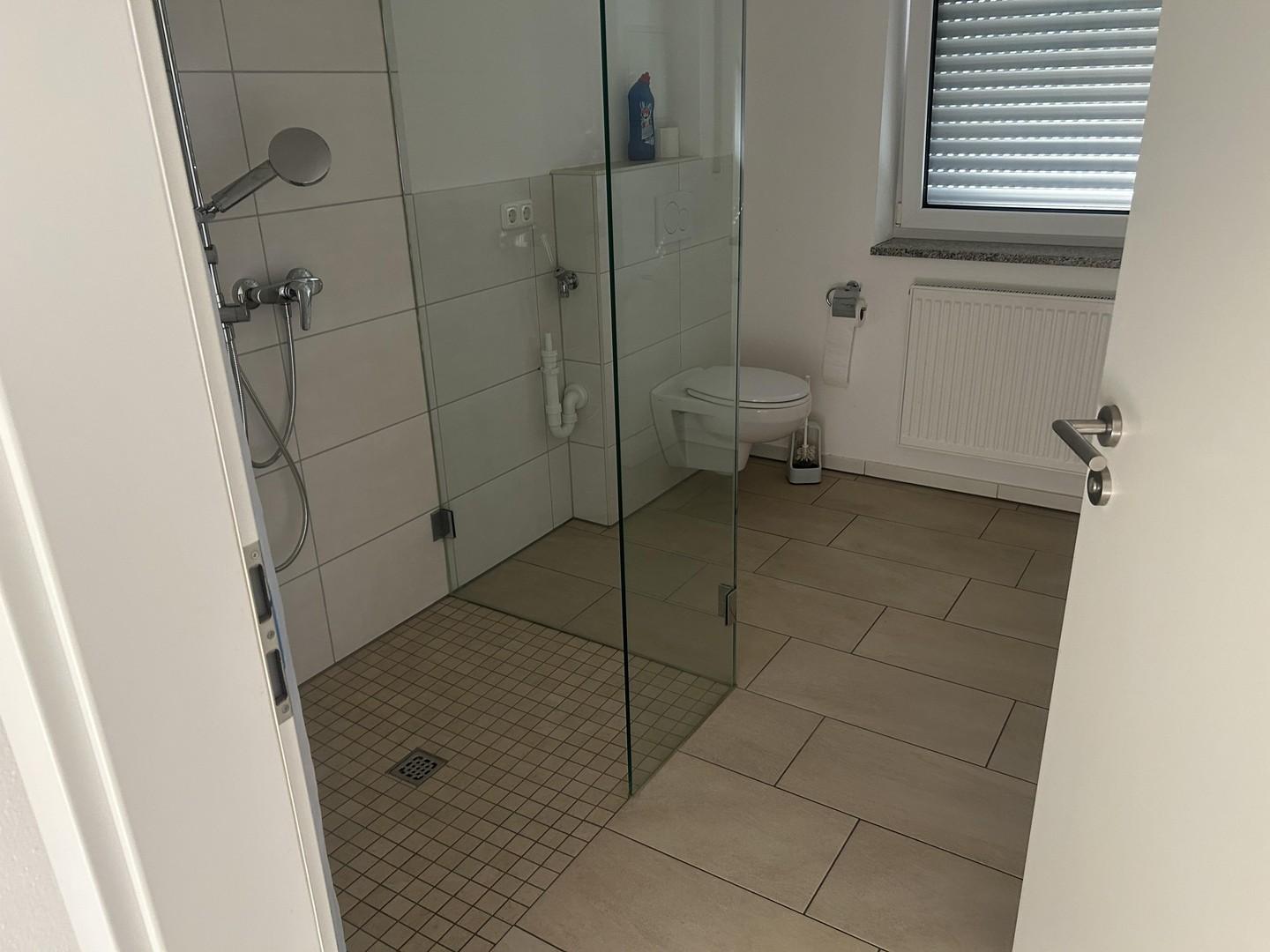 Bad  begehbare dusche