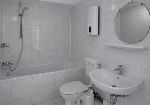 Gepflegtes Badezimmer