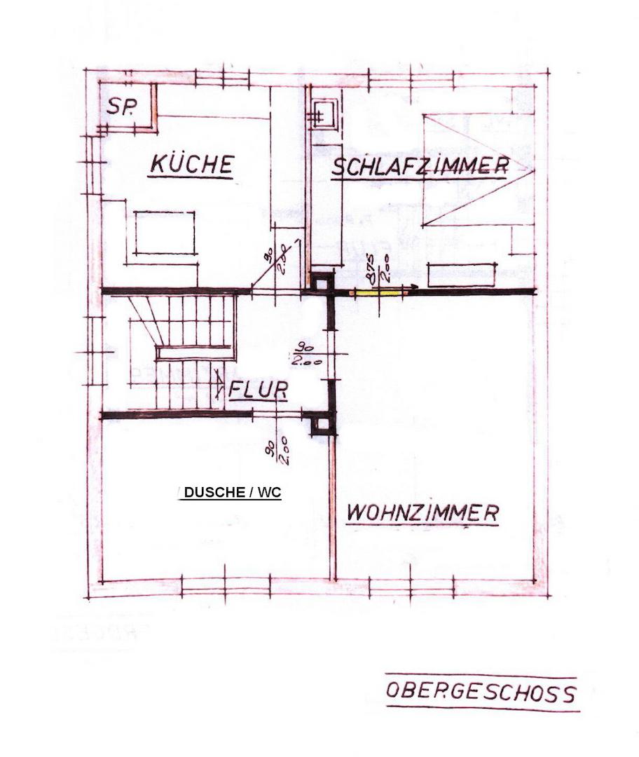 Grundriss Obergeschoss