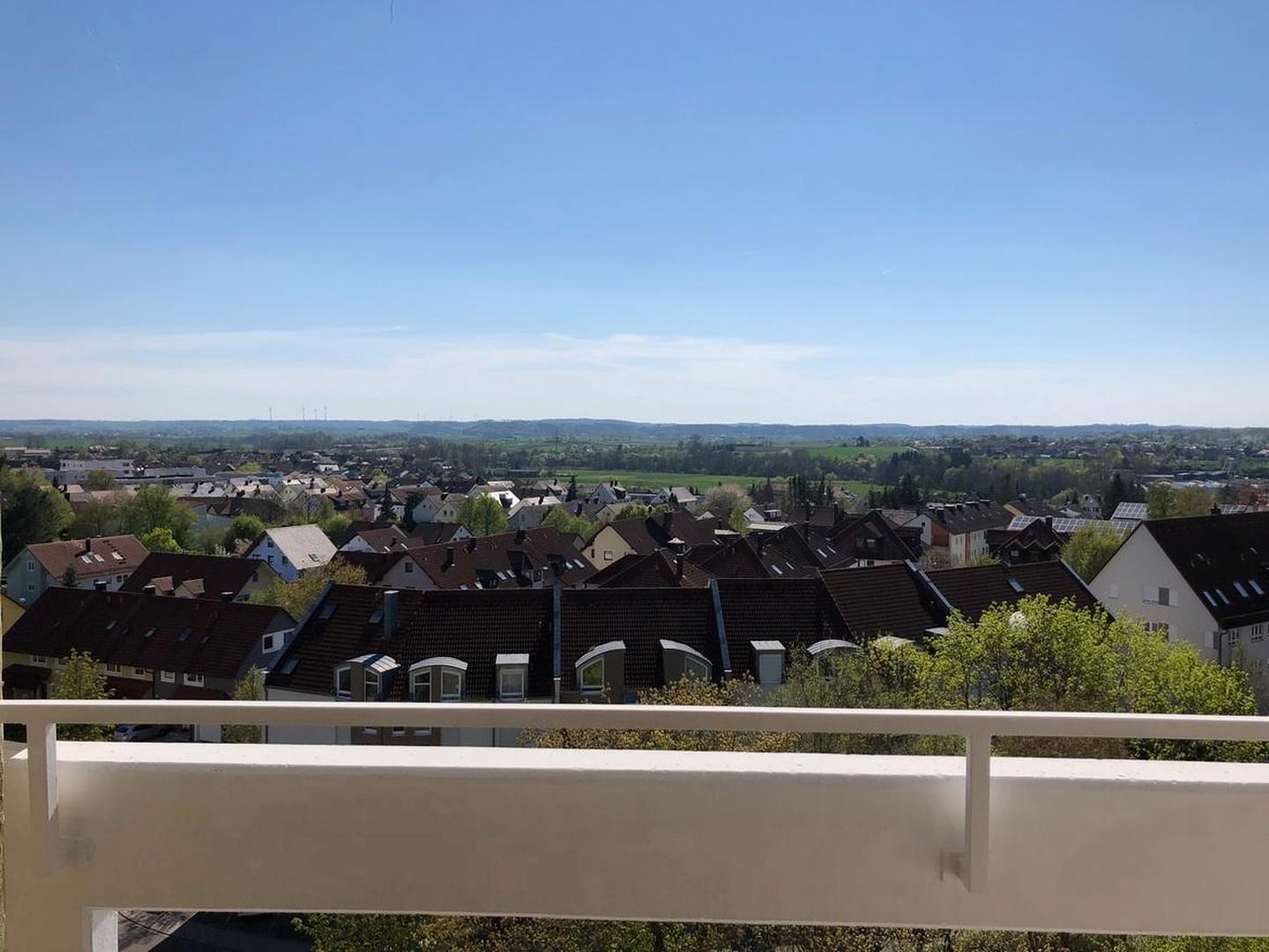 Ausblick Balkon