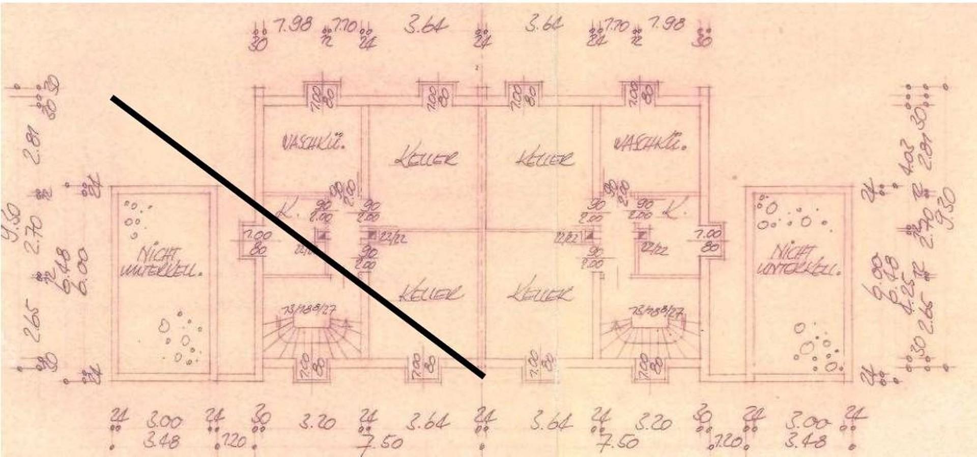 Grundriss Keller