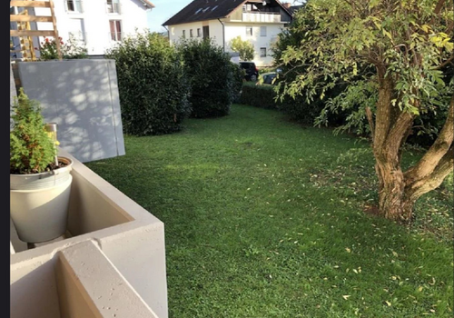 Blick vom Balkon