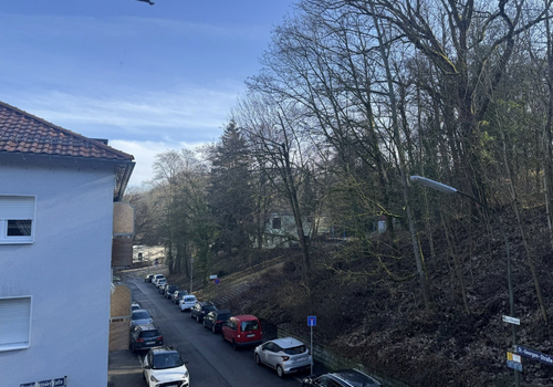 Blick vom Balkon