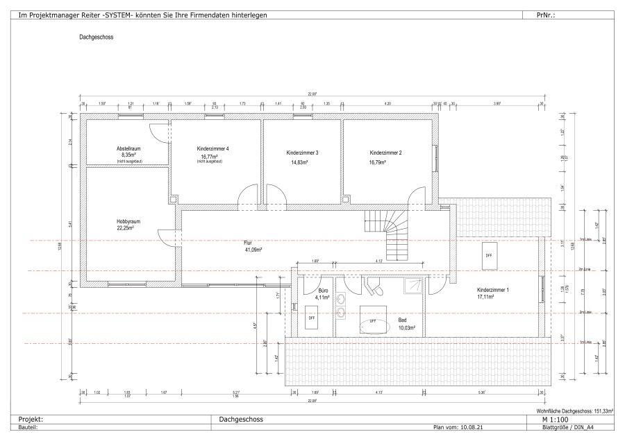 Grundrisse obere Etage