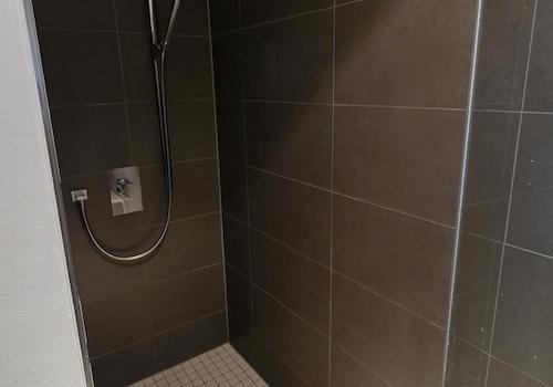 Dusche begehbar