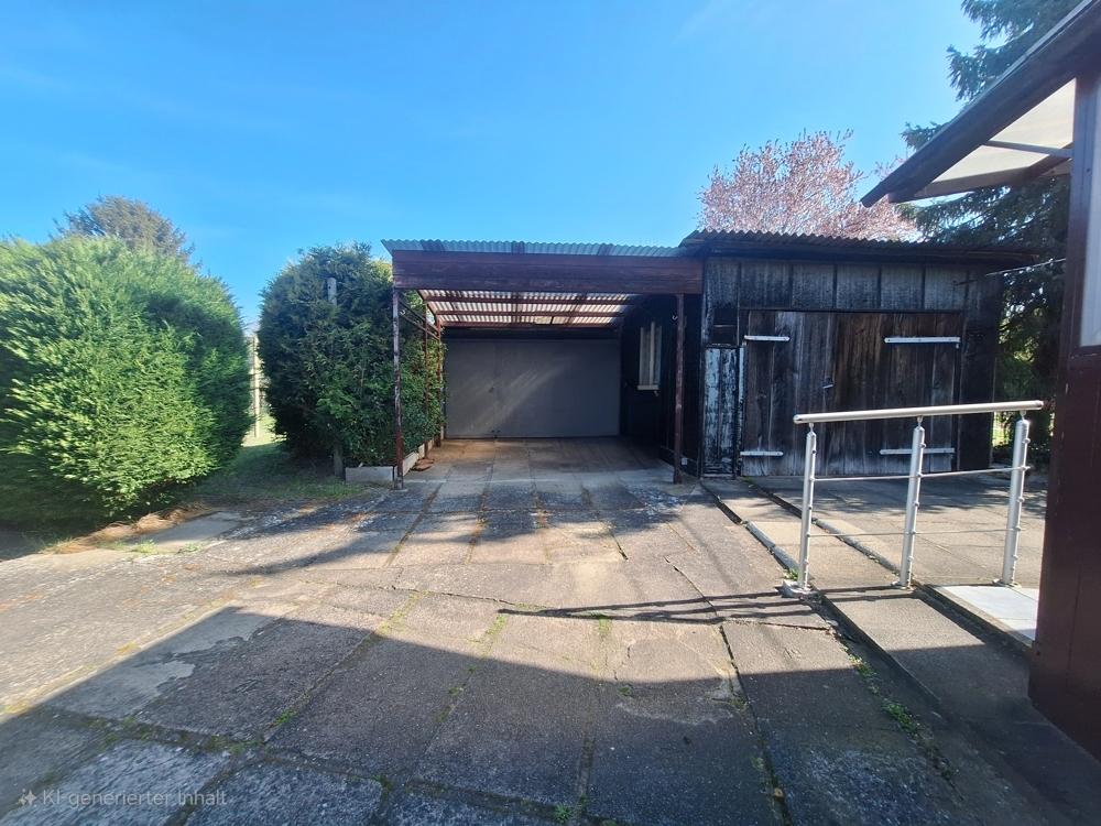 Carport und Nebengebäude