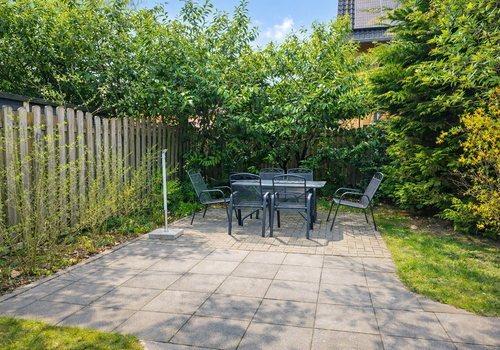 Blickgeschützte Terrasse