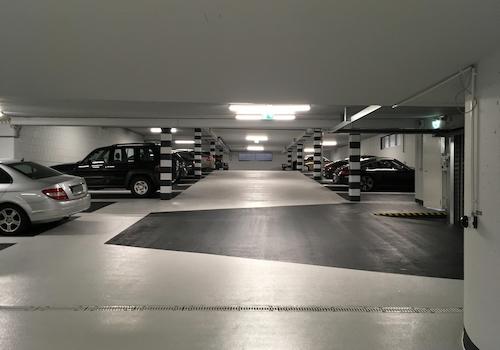 Tiefgarage mit 37 Stellplätzen