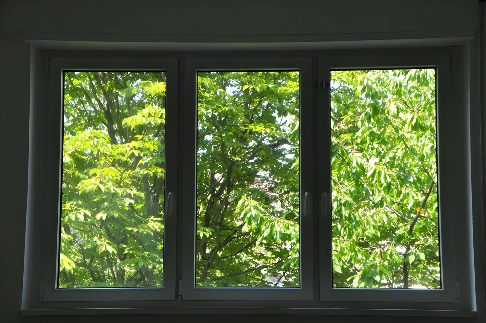 AUSBLICK aus dem Schlafzimmer 