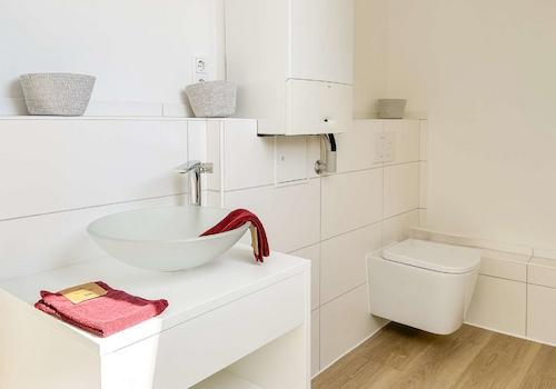 Badezimmer im Obergeschoss