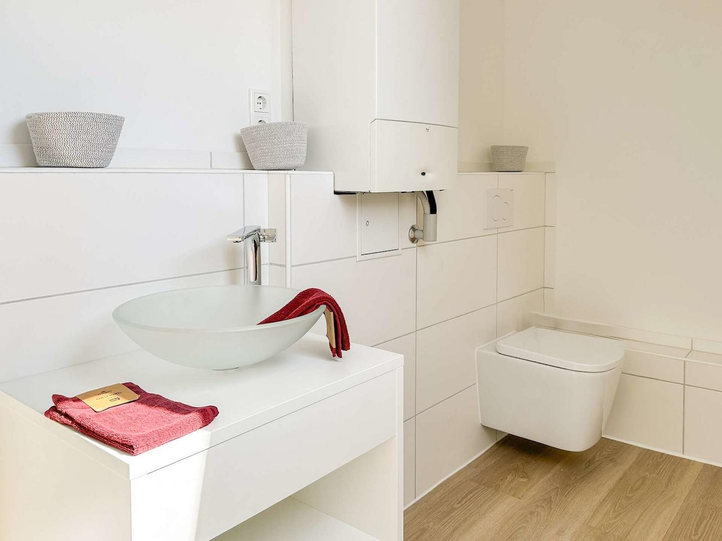 Badezimmer im Obergeschoss