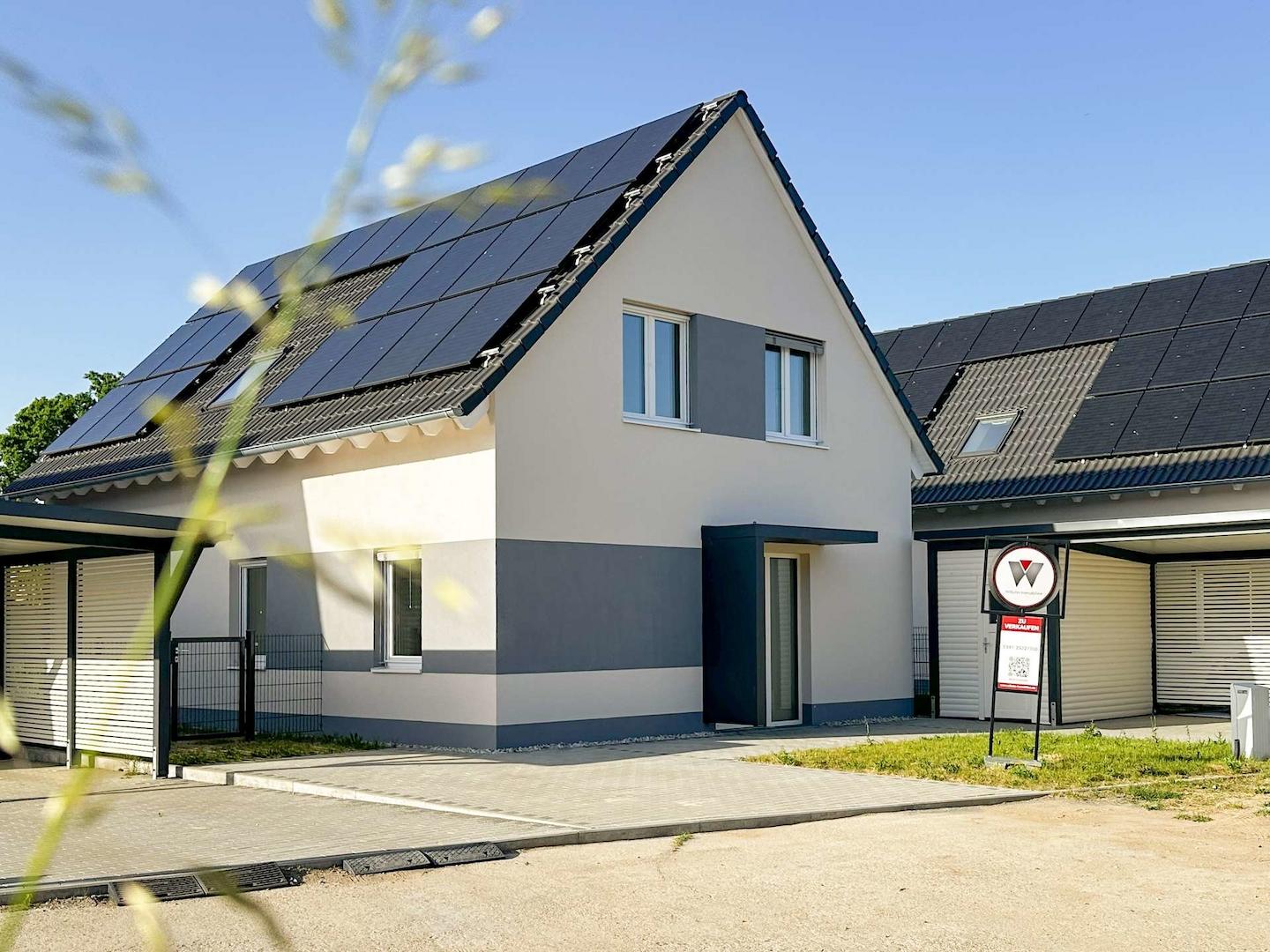 Fertiggestellter Neubau