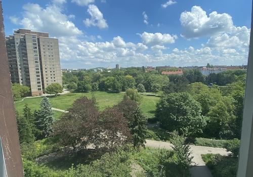 Blick in den Thälmannpark