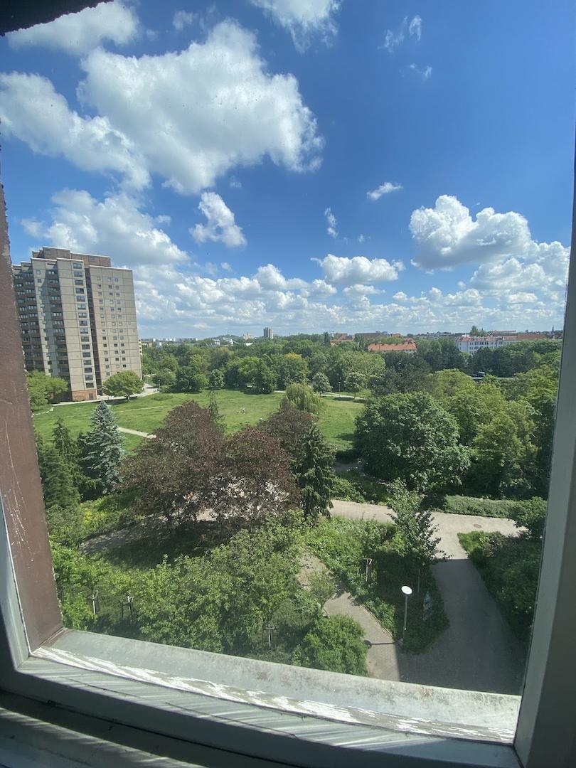 Blick in den Thälmannpark