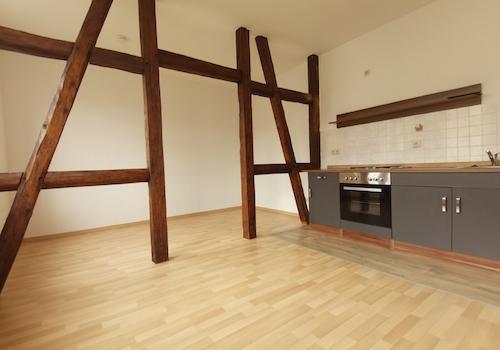 Apartment mit kleiner Küche