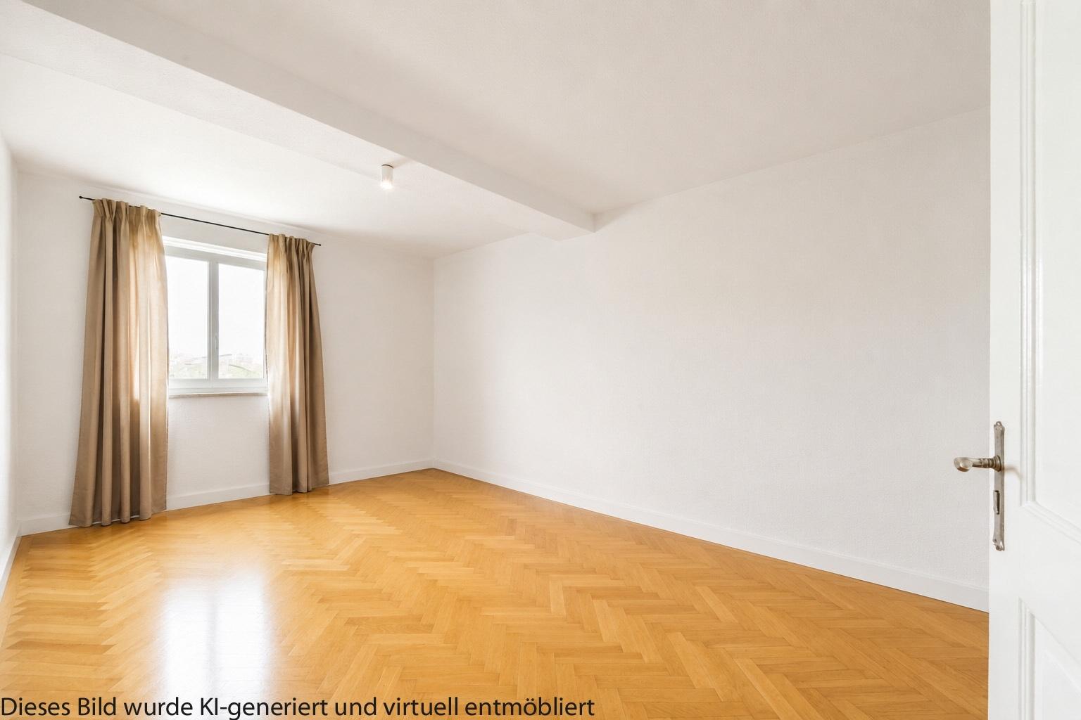 Schlafzimmer leer