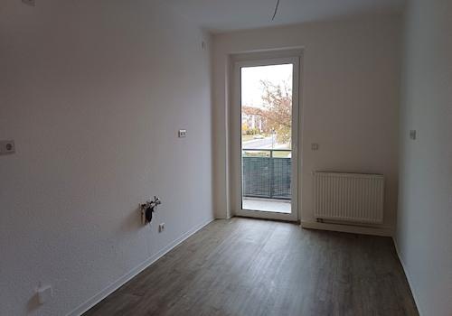 Küche - der Einbau der EBK erfolgt zeitnah