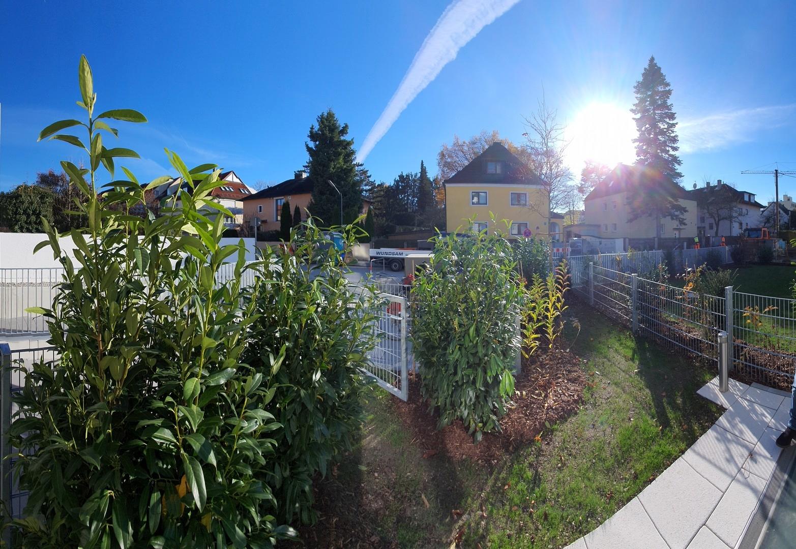 Blick aus der Terasse