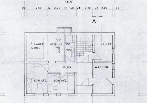 Grundriß Kellergeschoß