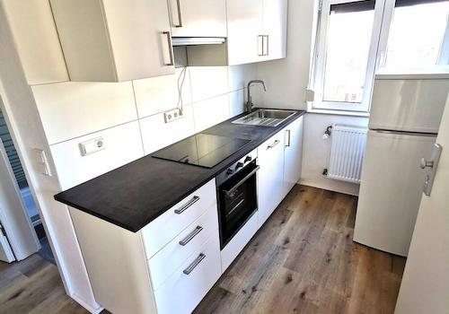 Nagelneue EBK mit Kühlschrank 