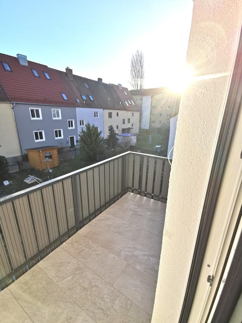Balkon mit Südausrichtung