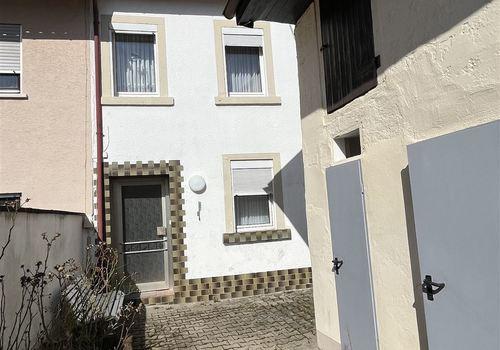 Ansicht Hof zum Haus