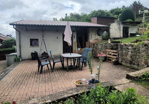 Garten mit Schuppen 