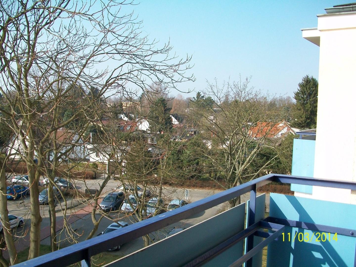 Blick vom Balkon