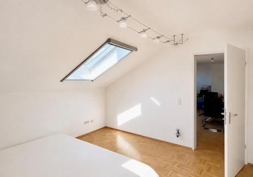 Schlafzimmer Blick nach Westen