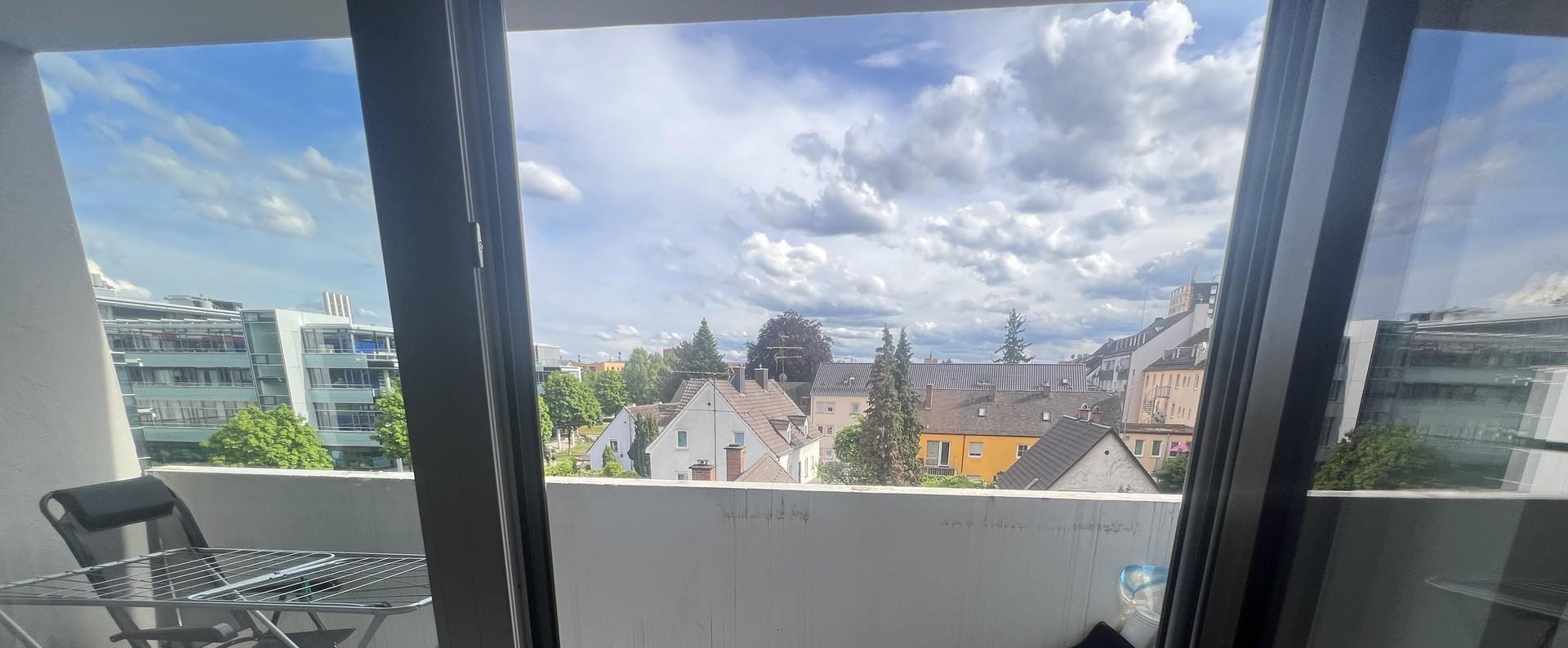 Aussicht vom Wohnzimmer 