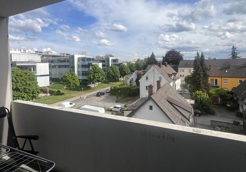 Aussicht vom Balkon