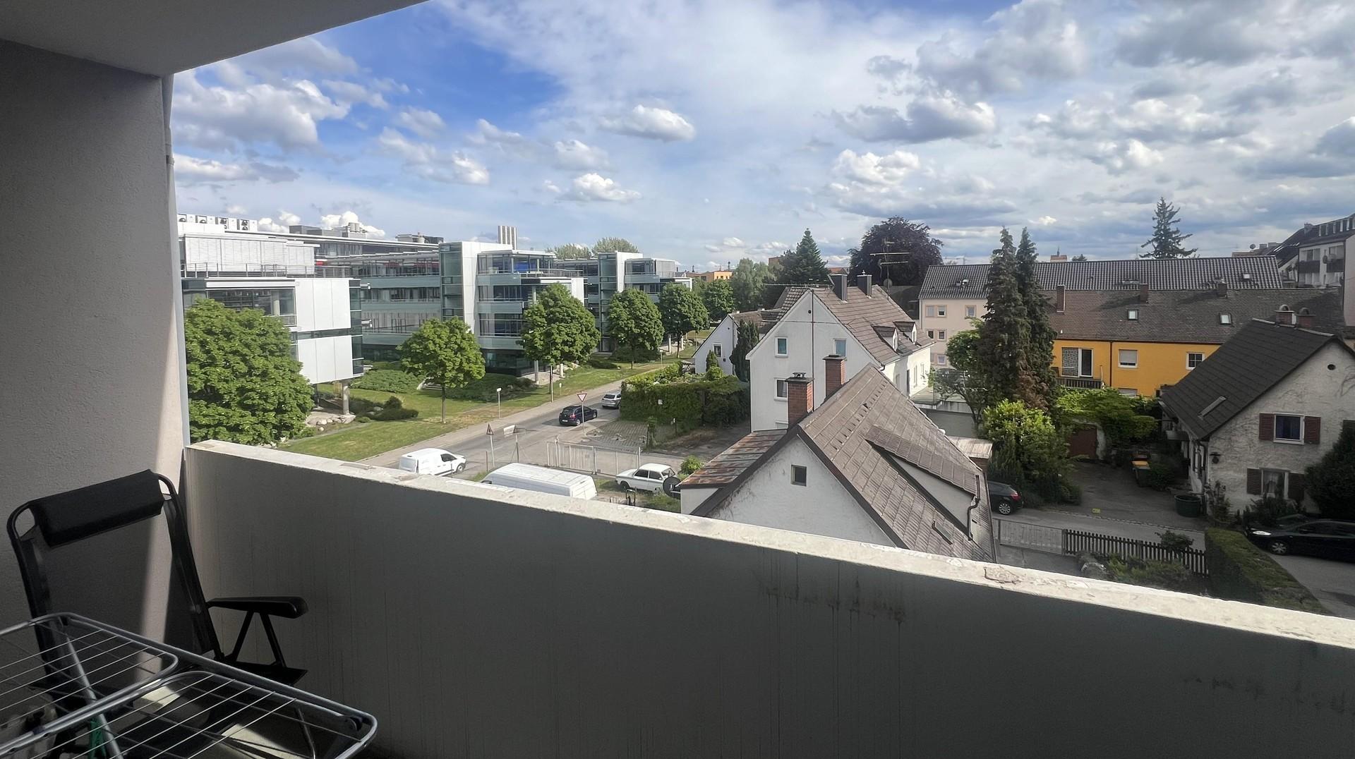 Aussicht vom Balkon