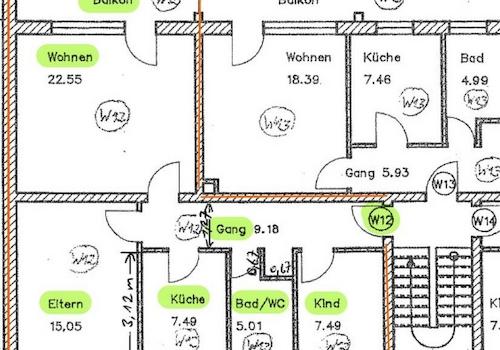 Grundriss 3. OG Links 