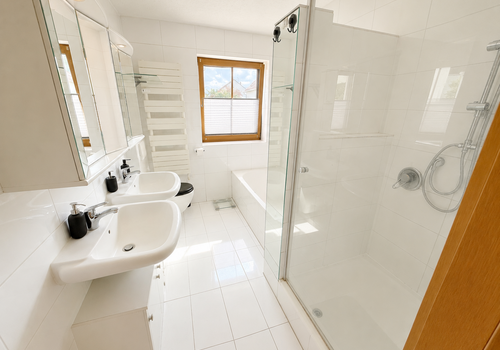 Duschbad mit Badewanne