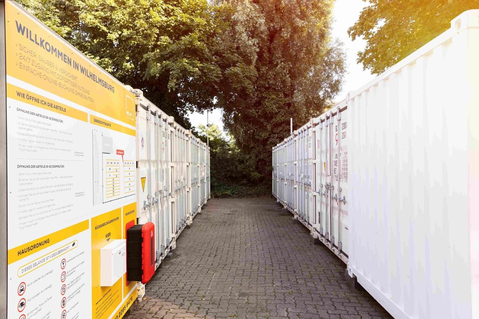 Übersicht Containeranlage