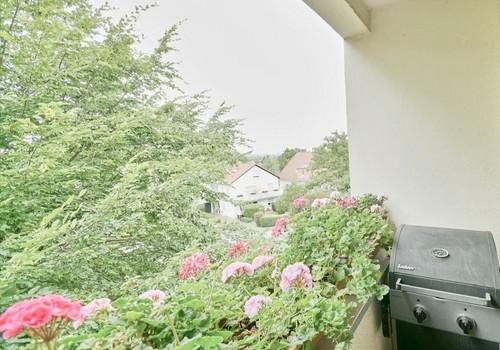 Aussicht vom Balkon