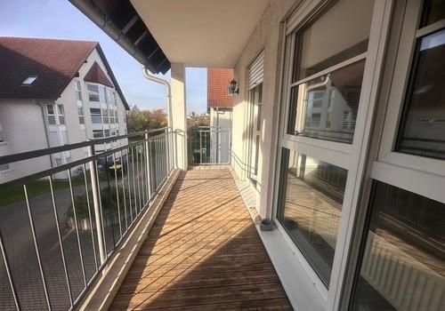 Sonniger Balkon