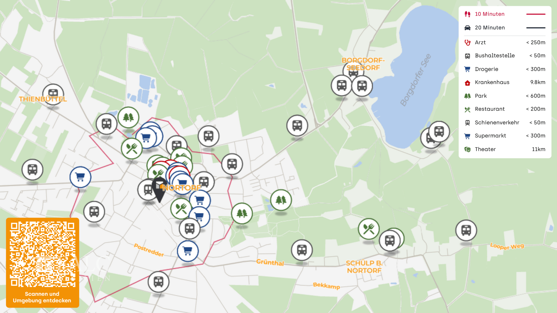 Lageplan (Makrolage)