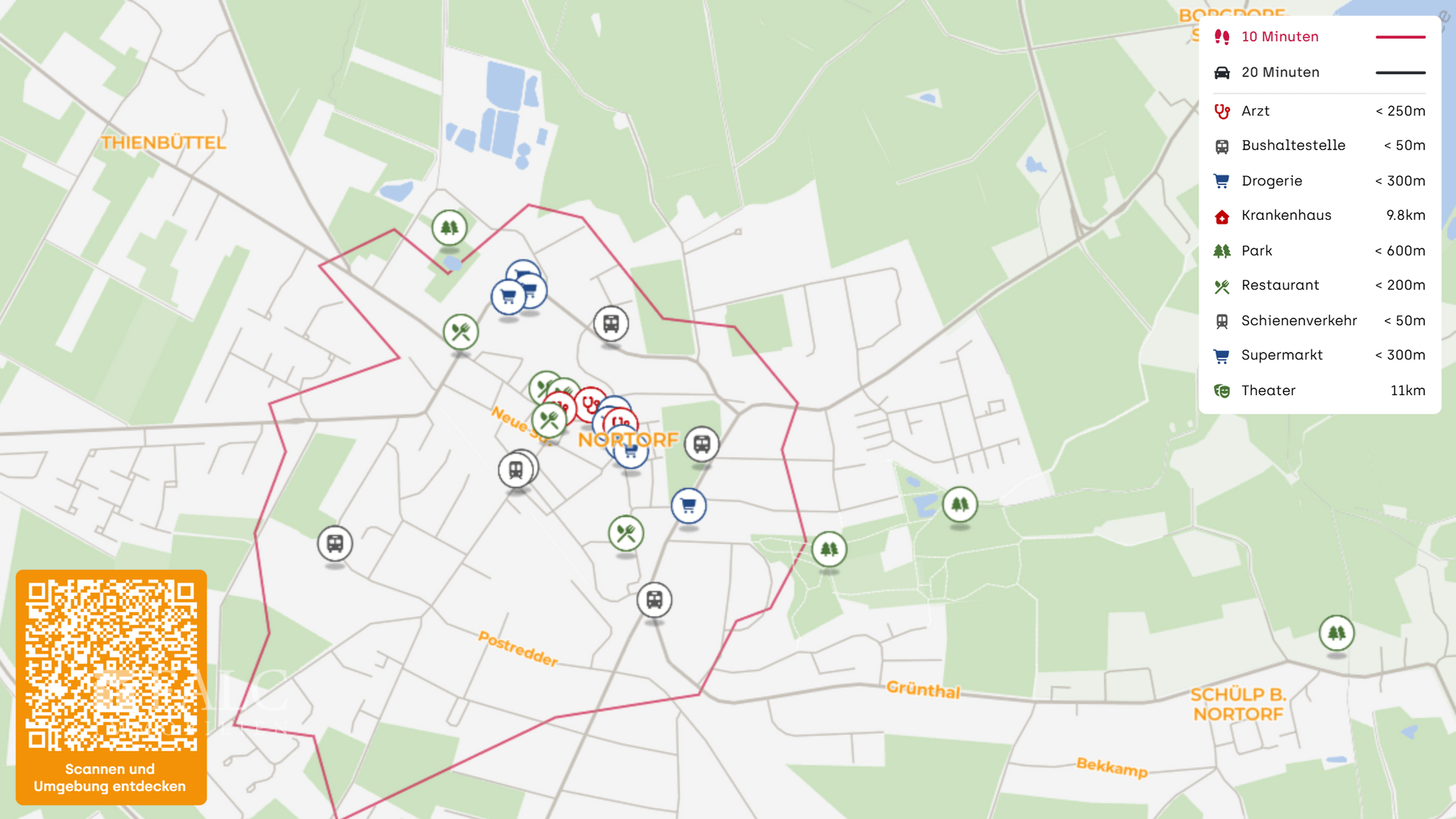 Lageplan (Mikrolage)