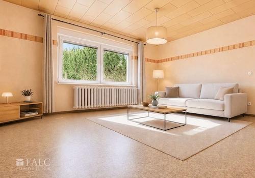 Wohnzimmer digital eingerichtet