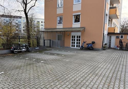 Stellplätze, bequem erreichbar