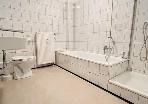 Bad mit neuem Vinylboden