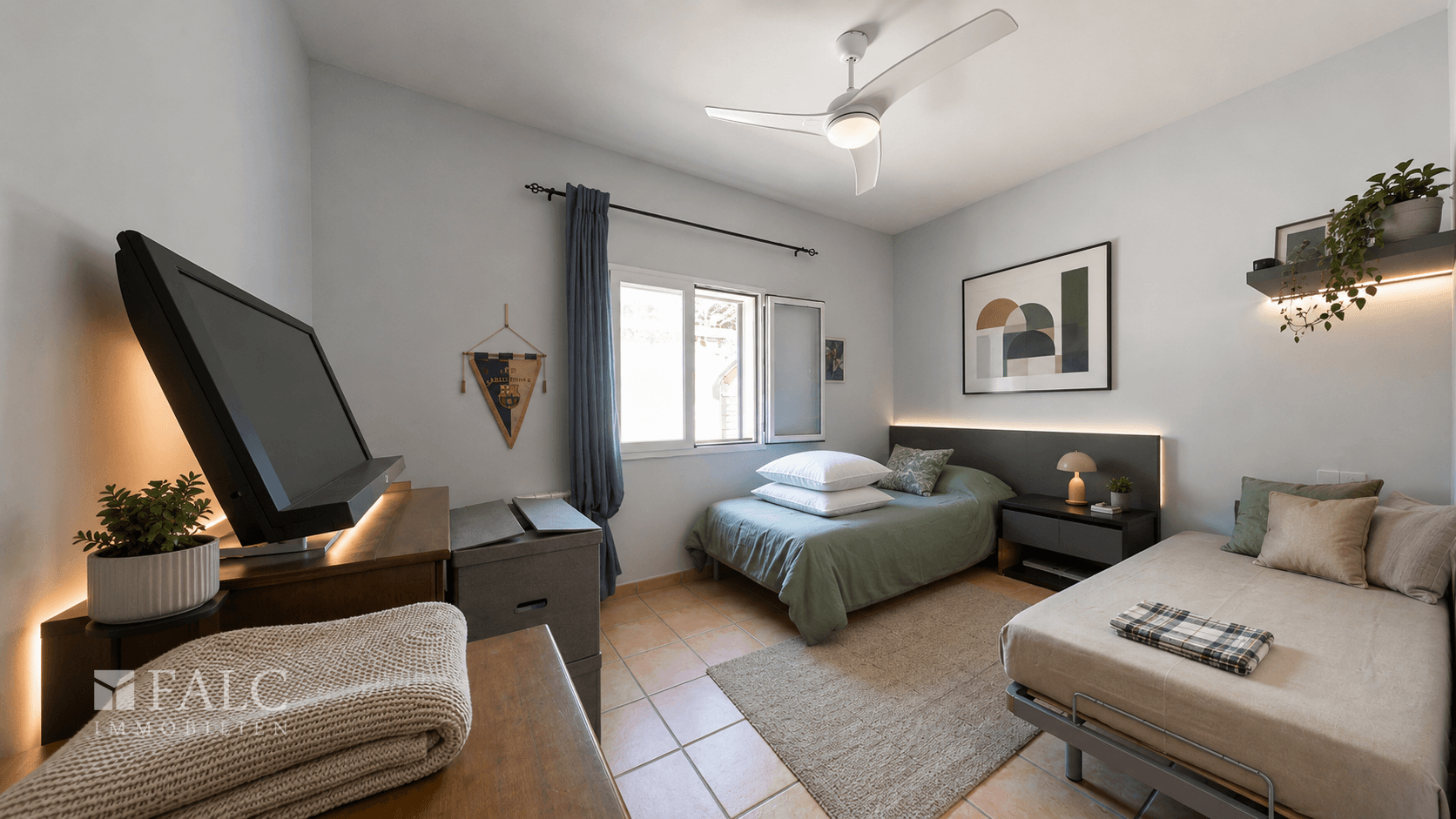 Schlafzimmer Beispiel KI