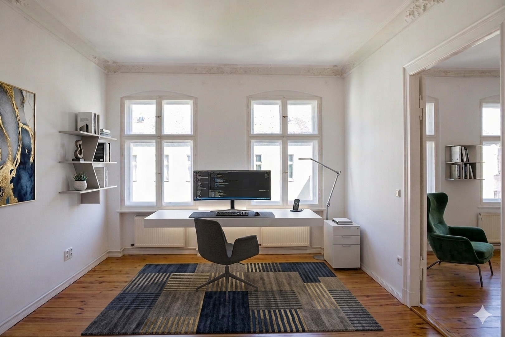 Zimmer 2 mit KI Einrichtung