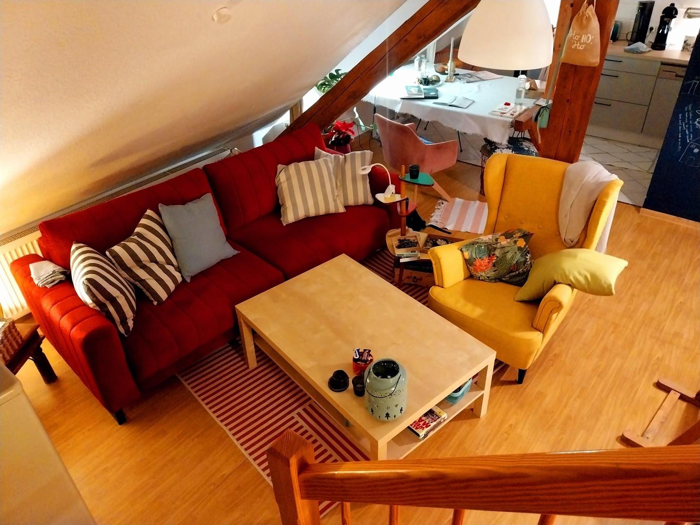 Blick in Wohnbereich