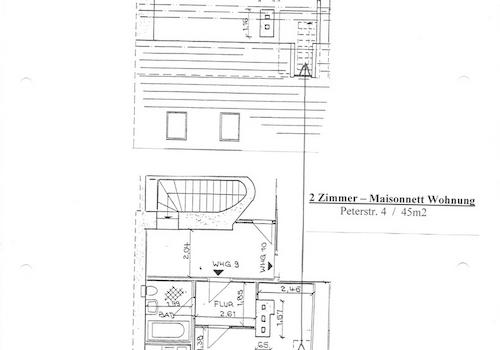 Grundriss Maisonett Wohnung